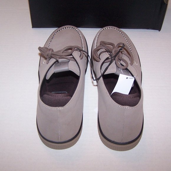 NEW MEN'S KENNETH COLE SHORE BROWN CASUAL FAUX SUEDE SHOES. - Picture 5 of 9